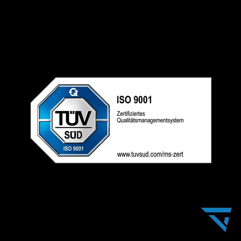 Wir sind nach ISO 9001 zertifiziert 1 tectag security tuev zertifizierung